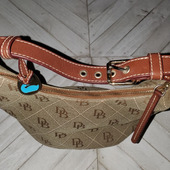 Dooney & Bourke Tan and Brown Mini Bag - Picture 6 of 6